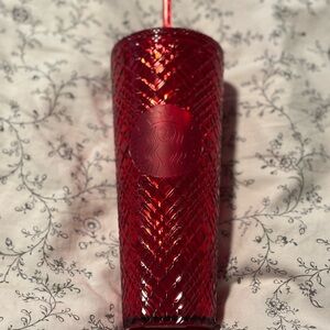 NWT LIMITED EDITION HOLIDAY CHRISTMAS Starbucks Red Mosaic Tumbler